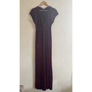 Baltic Born Long Gorgeous Burgundy Dress Gown Maroon Valentine Sexy Sm Tall Maxi